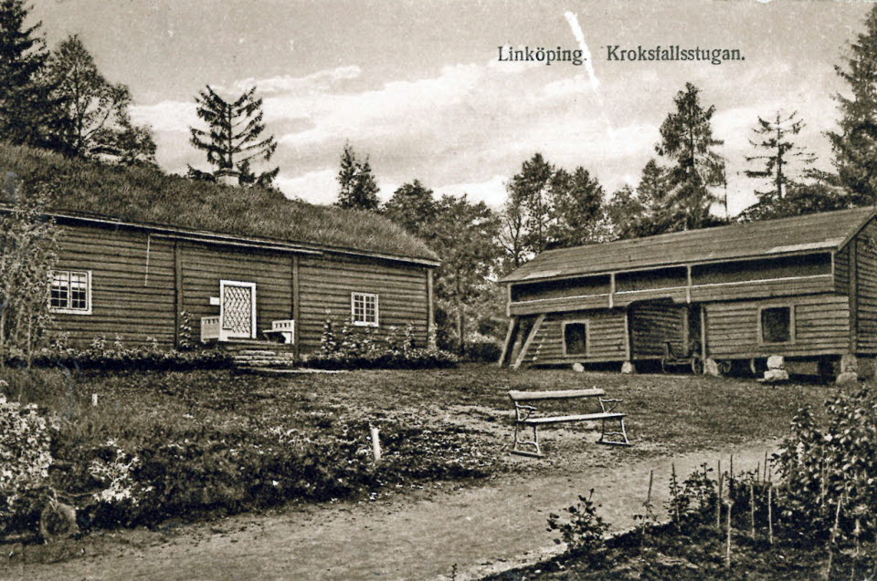 Interiörer av byggnader vid Krogsfallsgården